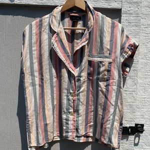 Madewell multicolored stripe button down